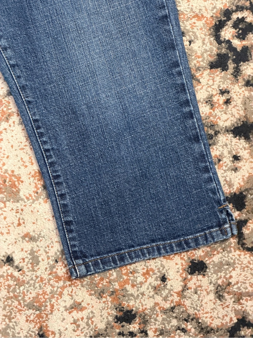 Lauren Ralph Lauren Jeans Co. Vintage Classic Mid-Calf Denim Capri Jeans Size 14 - Picture 7 of 16